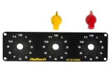 Haltech Triple Switch Panel Kit w/Yellow & Red Knobs thumbnail 5
