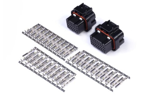 Haltech AMP 26 & 34 Pin 4 Row 3 Keyway Superseal Connector Set Plug & Pins thumbnail 1