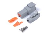 Haltech Matching Set of Deutsch DTM-2 Connectors 7.5 Amp Plug & Pins thumbnail 1