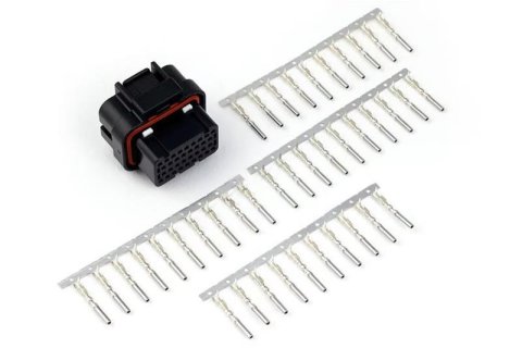 Haltech AMP 34 Pin Key 2 4 Row Superseal Connector Plug & Pins thumbnail 1