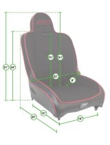 PRP Premier High Back Rear Suspension Seat thumbnail 3