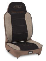 PRP Enduro High Back Reclining Suspension Seat (Passenger Side) - Tan / Black thumbnail 1
