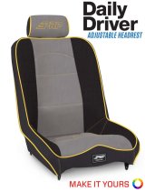 PRP Daily Driver High Back 2In. Extra Tall / Extra Wide Suspension Seat thumbnail 1