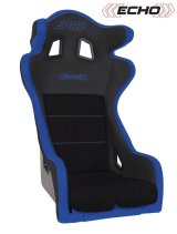 PRP Echo Composite Seat- Black/Blue (PRP Blue Outline/Delta Blue- Blue Stitching) thumbnail 2
