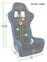 PRP Alpha Composite Seat/Extra Wide thumbnail 4