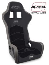 PRP Alpha Composite Seat/Extra Wide- Black/Grey thumbnail 1