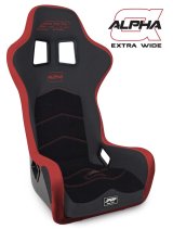 PRP Alpha Composite Seat/Extra Wide- Black/Red thumbnail 1