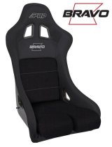 PRP Bravo Composite Seat- Black (PRP Silver Outline/Bravo Silver- Black Stitching) thumbnail 2