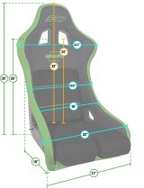 PRP Bravo Composite Seat- Black/Grey (PRP Silver Outline/Bravo Silver- Silver Stitching) thumbnail 1