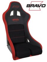 PRP Bravo Composite Seat- Black/Red (PRP Red Outline/Bravo Red- Red Stitching) thumbnail 2