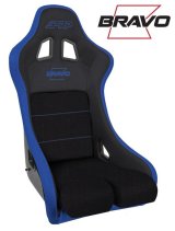 PRP Bravo Composite Seat- Black/Blue (PRP Blue Outline/Bravo Blue- Blue Stitching) thumbnail 2