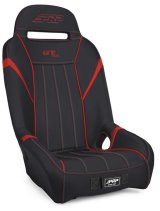 PRP Polaris RZR PRO XP/PRO R/Turbo R GT/S.E. Suspension Seat- Black/Red thumbnail 1