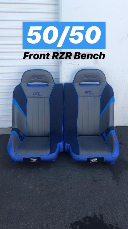 PRP Polaris RZR S 900/XP 1000/Turbo/Turbo S GT/S.E. 50/50 Front Suspension Bench Seat thumbnail 6