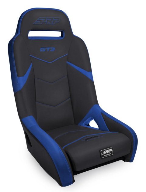 PRP GT3 Rear Suspension Seat- Black/Blue thumbnail 2