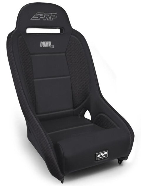 PRP Comp Elite Suspension Seat - Black Vinyl - Black thumbnail 2
