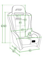 PRP Podium Elite Suspension Seat- Red/Black thumbnail 3