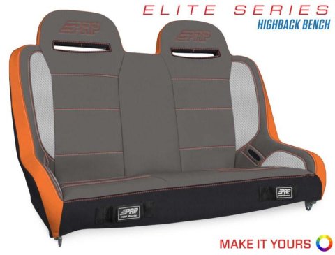 PRP Jeep Wrangler JKU/JLU Elite Series Suspension Bench Seat