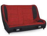 PRP Jeep Wrangler TJ/LJ/JK Elite Series Rear Bench- Red thumbnail 1