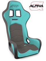 PRP Shreddy Alpha Composite Seat- Teal/Grey thumbnail 2