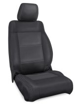 PRP 07-10 Jeep Wrangler JK Front Seat Covers/2 door or 4 door (Pair) - Black/Grey thumbnail 1