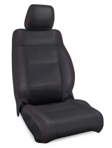 PRP 11-12 Jeep Wrangler JK Front Seat Covers/2 door or 4 door (Pair) - Black with Red Stitching thumbnail 1