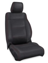 PRP 11-12 Jeep Wrangler JK Front Seat Covers/2 door or 4 door (Pair) - Black with Red Stitching thumbnail 2