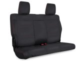 PRP 11-12 Jeep Wrangler JK Rear Seat Cover/2 door - Black with Red Stitching thumbnail 1