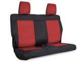PRP 11-12 Jeep Wrangler JK Rear Seat Cover/2 door - Black/Red thumbnail 1