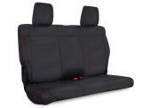 PRP 11-12 Jeep Wrangler JKU Rear Seat Cover/4 door - Black with Red Stitching thumbnail 3