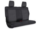 PRP 11-12 Jeep Wrangler JKU Rear Seat Cover/4 door - Black/Grey thumbnail 2
