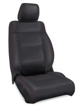PRP 13-18 Jeep Wrangler JK Front Seat Covers/2 door or 4 door (Pair) - Black with Red Stitching thumbnail 1