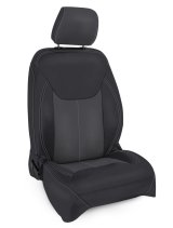 PRP 13-18 Jeep Wrangler JK Front Seat Covers/2 door or 4 door (Pair) - Black/Grey thumbnail 1