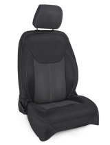 PRP 13-18 Jeep Wrangler JK Front Seat Covers/2 door or 4 door (Pair) - Black/Grey thumbnail 3