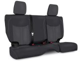 PRP 13-18 Jeep Wrangler JK Rear Seat Cover/2 door - Black/Grey thumbnail 2