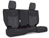 PRP 13-18 Jeep Wrangler JKU Rear Seat Cover/4 door - Black/Grey thumbnail 3