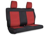 PRP 07 Jeep Wrangler JKU Rear Seat Cover/4 door - Black/Red thumbnail 2