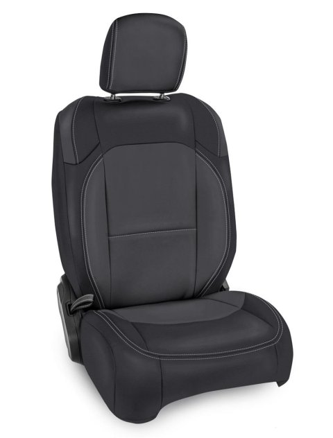 PRP 2018+ Jeep Wrangler JL/2 door/Rubicon Front Seat Covers (Pair) - Black/Grey thumbnail 3