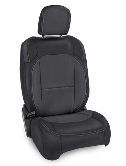 PRP 2018+ Jeep Wrangler JL/2 door/Rubicon Front Seat Covers (Pair) - Black/Grey thumbnail 5