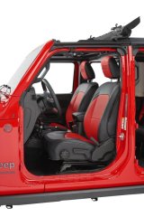 PRP 2018+ Jeep Wrangler JL/2 door/Rubicon Front Seat Covers (Pair) - Black/Red thumbnail 6