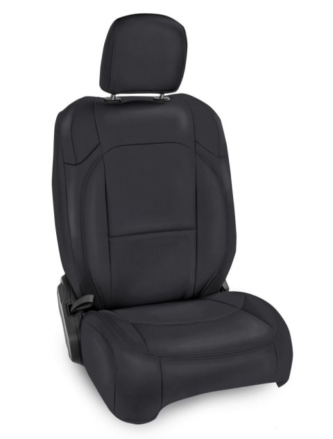 PRP 2018+ Jeep Wrangler JLU/4 Door/ Jeep Gladiator JT/ Rubicon Front Seat Covers (Pair) - All Black thumbnail 1