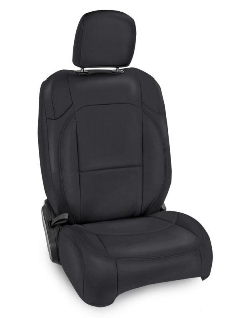 PRP 2018+ Jeep Wrangler JLU/4 Door/ Jeep Gladiator JT/ Rubicon Front Seat Covers (Pair) - All Black thumbnail 2
