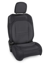 PRP 2018+ Jeep Wrangler JLU/4 Door/ Jeep Gladiator JT/ Rubicon Front Seat Covers (Pair) - Black/Grey thumbnail 2