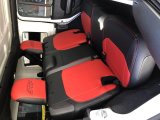 PRP 2018+ Jeep Wrangler JLU/4 door Rear Bench Cover with Cloth Interior - Black/Red thumbnail 3