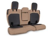 PRP 2018+ Jeep Wrangler JLU/4 door Rear Bench Cover with Leather Interior - Black/Tan thumbnail 2