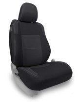 PRP 12-15 Toyota Tacoma Front Seat Covers/ TRD/Sport Edition (Pair) - Black with Red Stitching thumbnail 1
