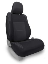 PRP 12-15 Toyota Tacoma Front Seat Covers/ Fold Flat Edition (Pair) - Black/Grey thumbnail 1