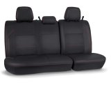 PRP 2016+ Toyota Tacoma Rear Bench Cover Double Cab - Black with Red Stitching thumbnail 1