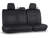 PRP 2016+ Toyota Tacoma Rear Bench Cover Double Cab - Black with Red Stitching thumbnail 2