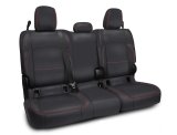 PRP 2020+ Jeep Gladiator JT Rear Bench Cover for with Cloth Interior - Black with Red Stitching thumbnail 1