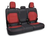 PRP 2020+ Jeep Gladiator JT Rear Bench Cover with Cloth Interior - Black/Red thumbnail 1